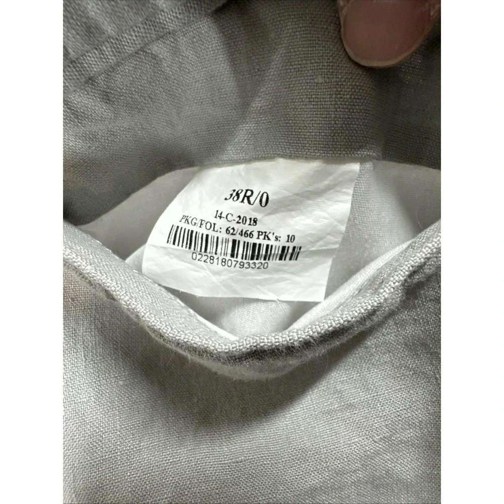 Jackson James Men's Linen Chino Pants light Weight Light Khakis Size 38R(38x31)